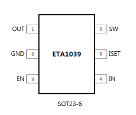ETA1039S2G高效率的同步升压转换器芯片  代理