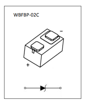 DW52C43LED02齐纳二极管WBFBP-02C塑料封装  JSCJ