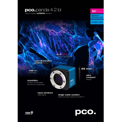 pco.panda 4.2 bi UV适用于紫外成像的相机  PCO科研相机  徕卡显微镜相机