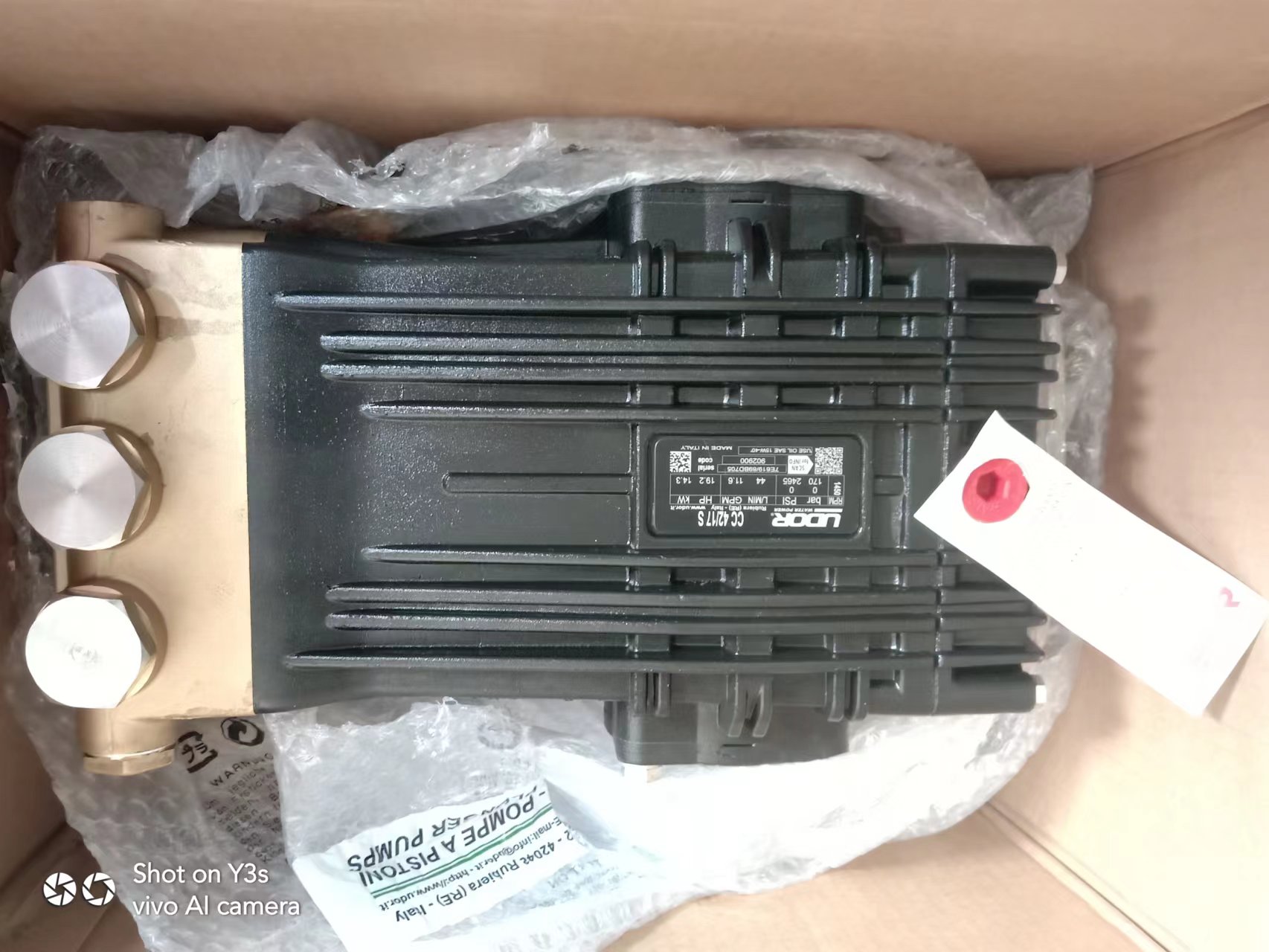 UDOR高压柱塞泵原装正品CKC17/30泵总成  UDOR意大利工业泵  UDOR高压清洗机