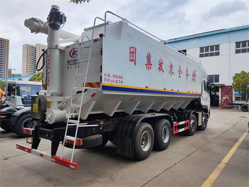 东风天龙前四后八短四轴饲料车，适合跑高速，不超载  38方饲料车厂家  前四后八饲料车厂家  东风天龙饲料车