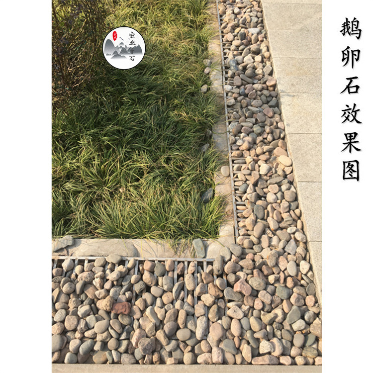 珠海圆润鹅卵石供应商/贴墙造景室内装饰/广东鹅卵石