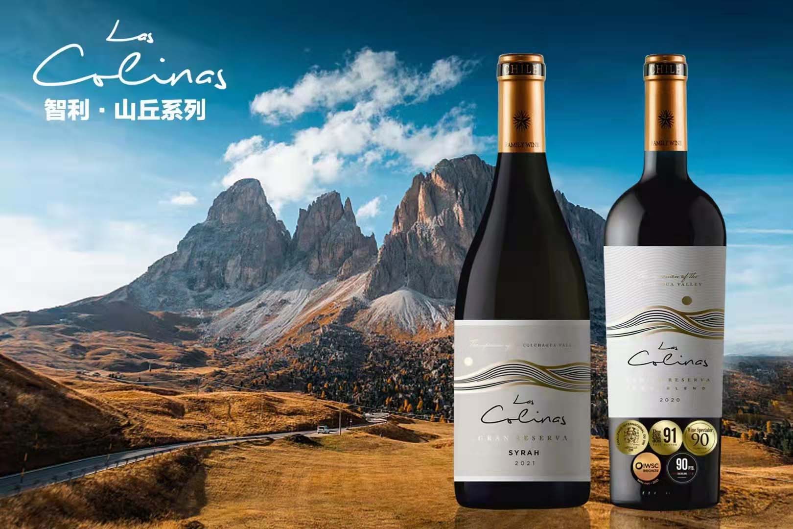 山丘西拉珍藏红葡萄酒 智利进口葡萄酒  山丘葡萄酒  商务用酒