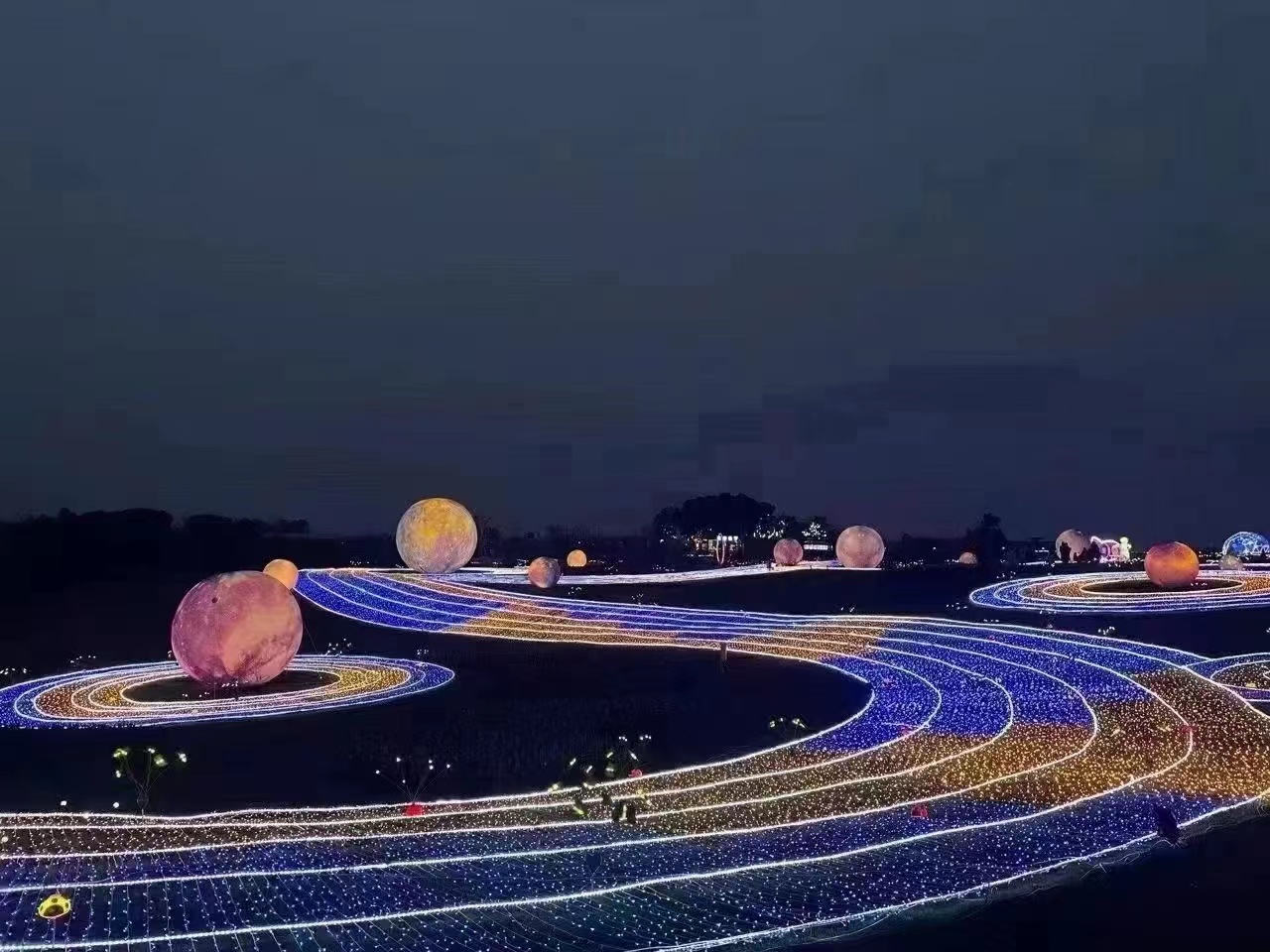 贵州梦幻灯光节造型设计灯光展出租灯光展租赁厂家  灯光展造型出租  彩灯制作厂家  灯光节制作厂家