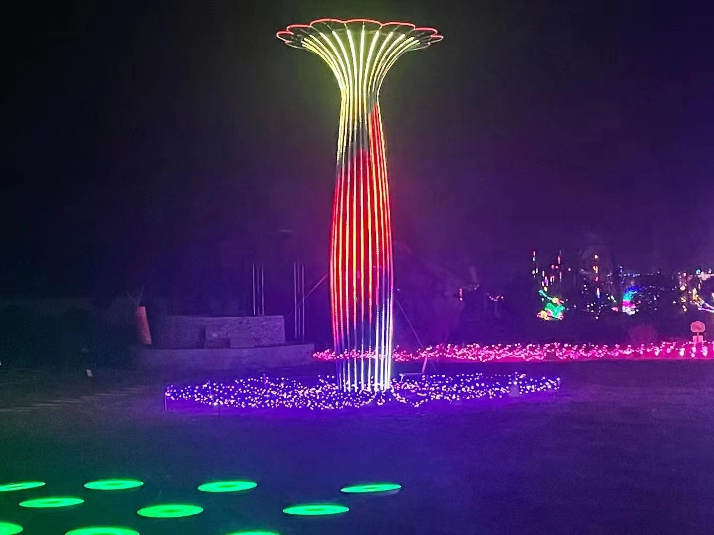 云南灯光节布展设计灯光展造型出租出售灯光展制作安装  彩灯制作厂家  灯光节制作厂家
