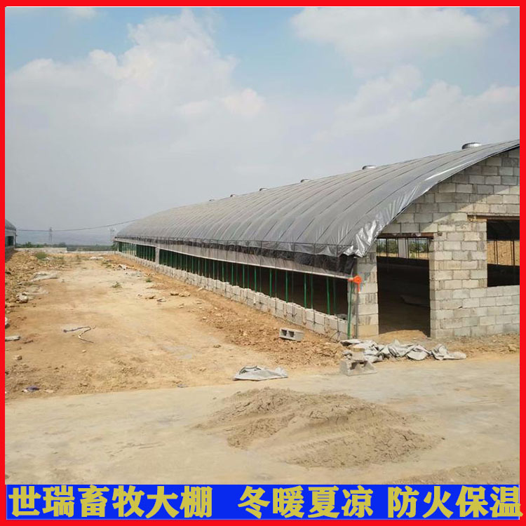搭建养兔大棚 兔舍大棚施工 肉兔养殖大棚安装设计