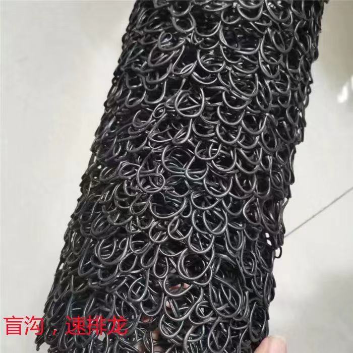 塑料盲沟管 绿化工程用多孔圆形 地下渗排水用盲沟