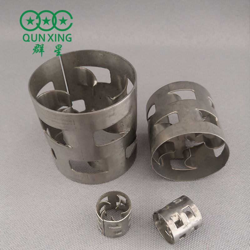 金属鲍尔环 304L316不锈钢鲍尔环 尺寸精准 精馏塔  鲍尔环散堆填料  304鲍尔环316鲍尔环