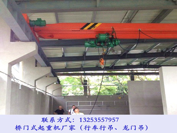 天津单梁起重机厂家如何调整航吊参数