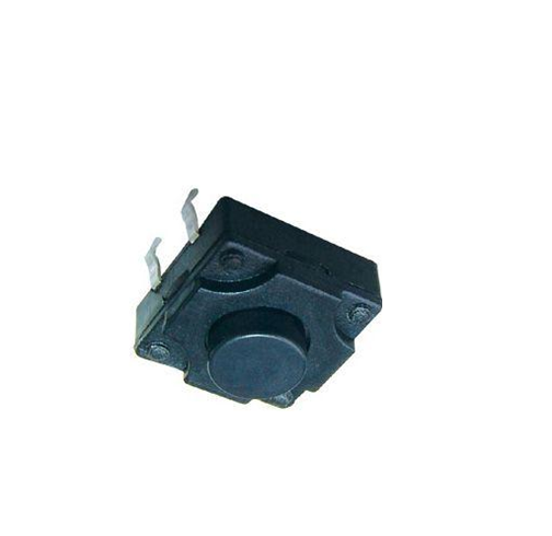QC-005圆头方形开关 直插微型按钮开关 黑色迷你  轻触开关  按键开关  鸿大开关