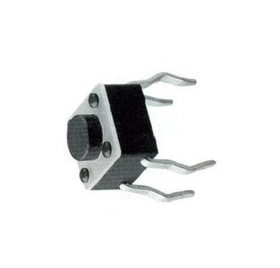 QC-002轻触开关 微动按钮开关四脚弯脚开关 按键开关  微型按钮开关
