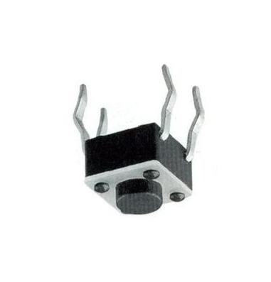 QC-002轻触开关 微动按钮开关四脚弯脚开关 按键开关  微型按钮开关