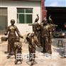 玻璃钢渔民文化雕塑沿海生活捕鱼文化雕塑户外景观渔民