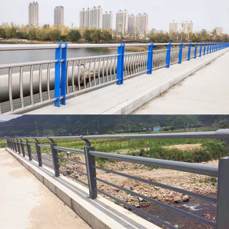 广州桥梁护栏定制生产 河道护栏河边防护栏厂家  天桥围栏