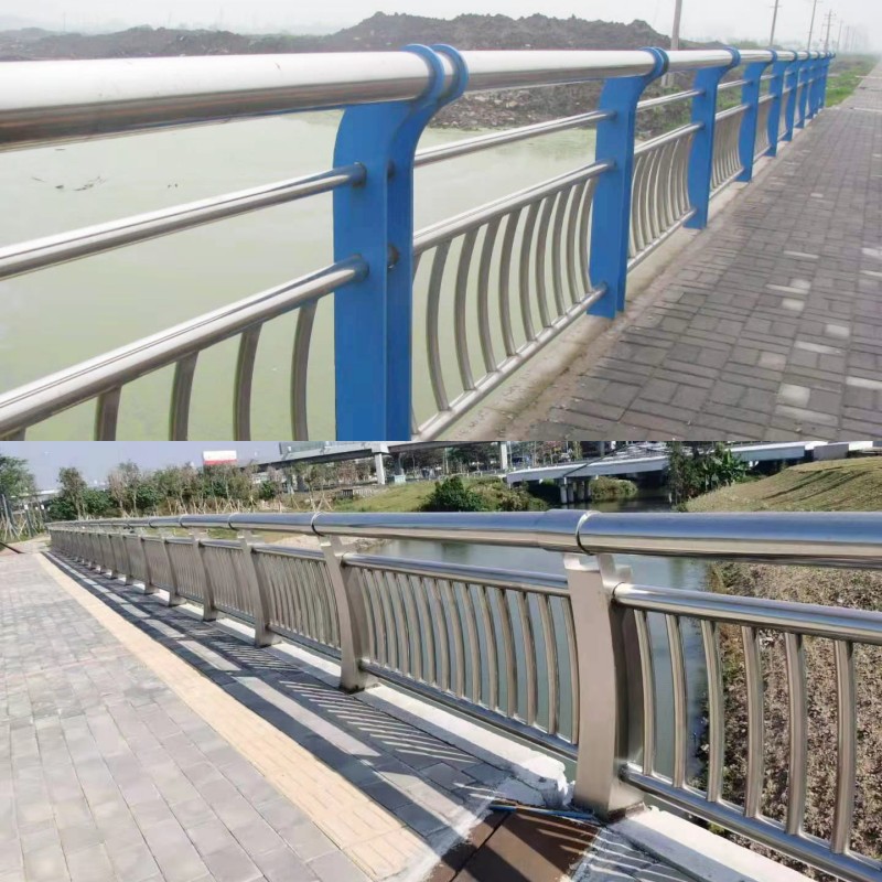广州桥梁护栏定制生产 河道护栏河边防护栏厂家  天桥围栏