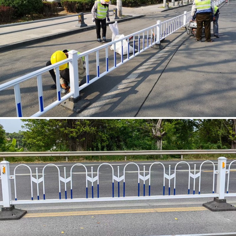 江门马路围栏道路护栏定制 市政护栏批发厂家  交通护栏  道路围栏