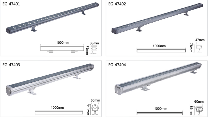 led洗墙灯 大功率led线条灯 内控RGB 户外亮化灯  LED