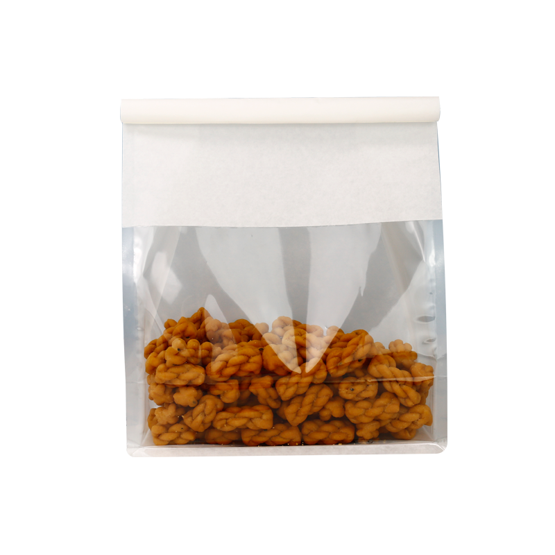 铁丝卷边切片吐司袋开窗防油烘焙食品袋吐司面包包装袋  面包袋  八边封