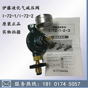 伊藤I-72-1/I-72-2液化气减压阀日本ITOKOKI  伊藤ITOKOKI