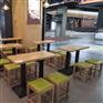 2023实木餐厅桌椅，茶餐厅桌椅，饭店桌椅定制厂家