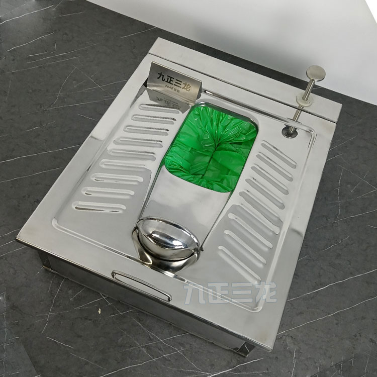 旱厕用不锈钢打包蹲便器 煤矿船舶用打包蹲便器  脚踏打包蹲便器  不锈钢旱厕蹲坑  移动厕所免水冲蹲便器