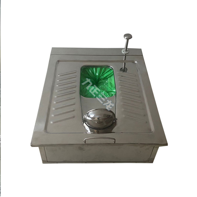 旱厕用不锈钢打包蹲便器 煤矿船舶用打包蹲便器  脚踏打包蹲便器  不锈钢旱厕蹲坑  移动厕所免水冲蹲便器