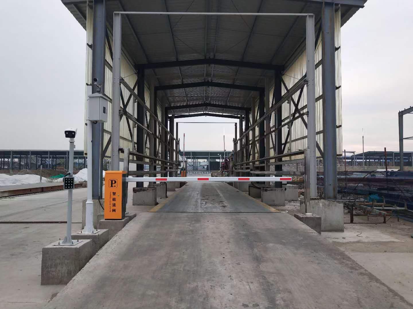 远距离自动识别地磅12米汽车衡改造
