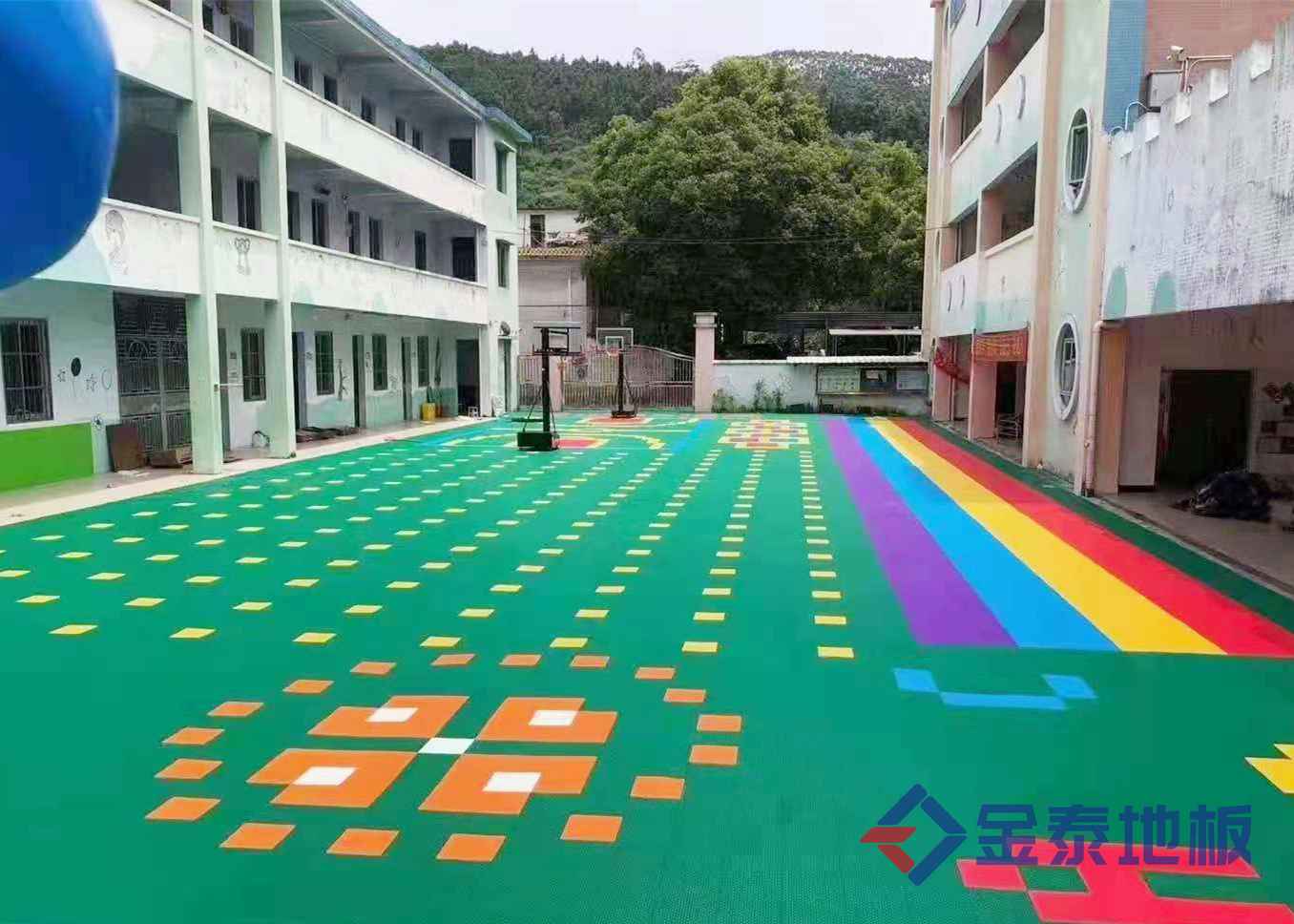 供应衡水幼儿园悬浮地板 拼装地板  幼儿园拼装地板  幼儿园室外地板