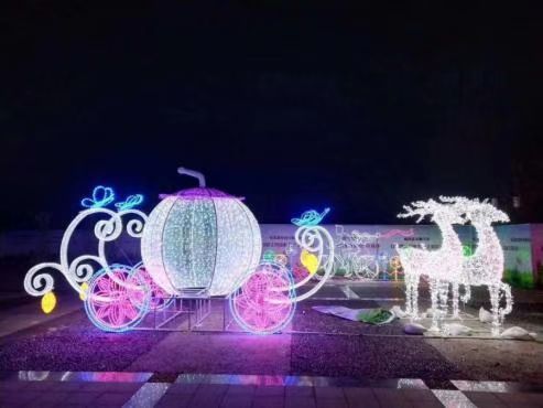海南景区亮化灯光节梦幻灯光秀灯光展厂家  灯光展造型出租  彩灯制作厂家  灯光节制作厂家