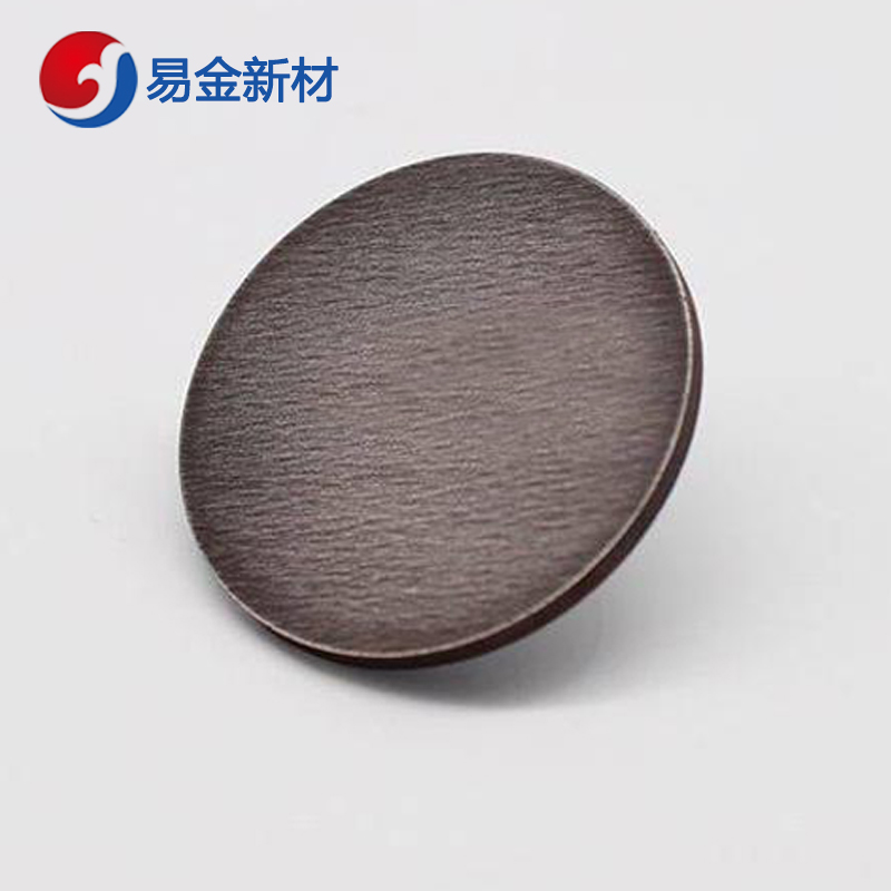 易金新材 二氧化锰靶材Ф25.4*3.175mm  靶材板材  高纯度  成分均匀