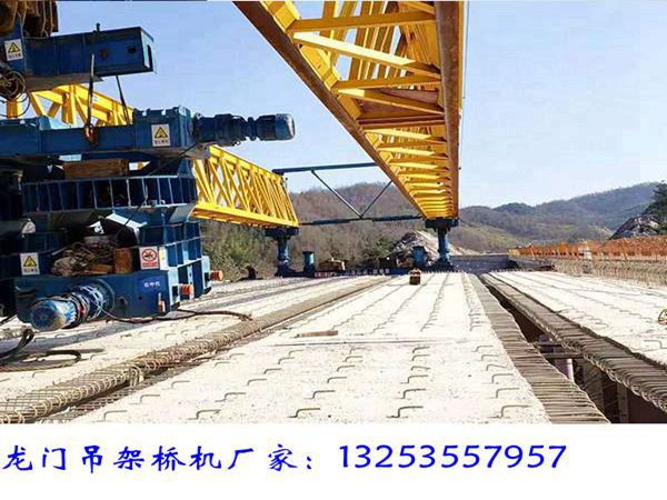 云南丽江架桥机租赁厂家高铁轨道的架设