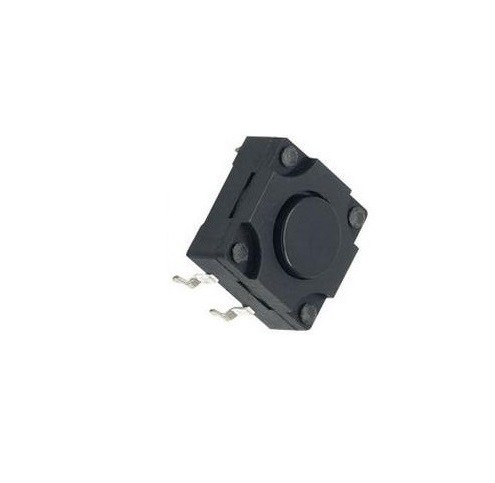 QC-024 12x12防水轻触开关按键微动开关 黑色按钮  按键开关  敏感型开关