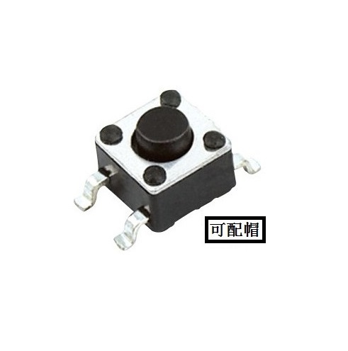 东莞工厂直营鸿大开关四脚插脚方形TC-038-6.0按键开关  轻触开关  敏感型开关