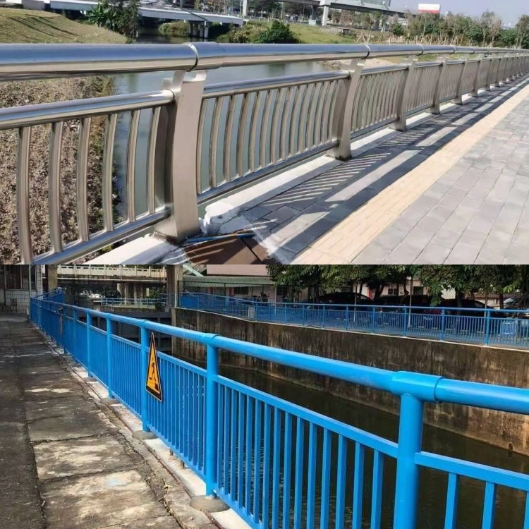 中山河道护栏生产厂家 天桥两侧防护栏围栏定制  桥梁护栏  天桥护栏