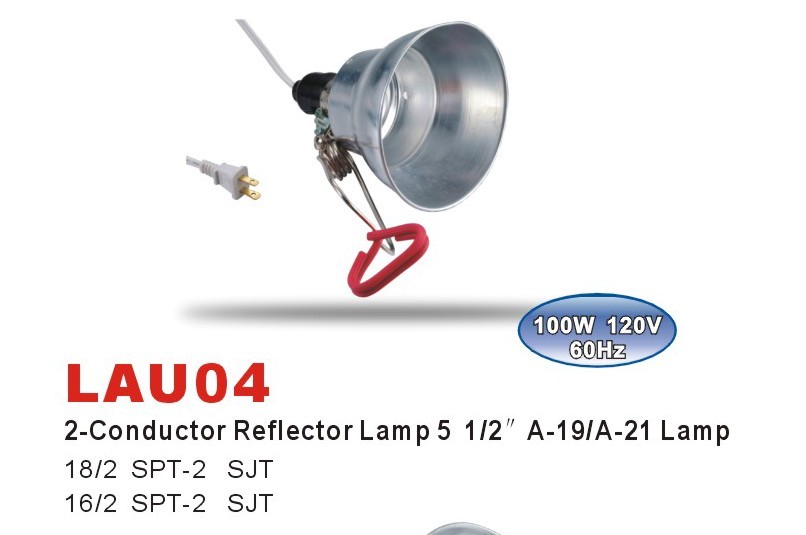 双导线反射灯51/2'A-19/A-21灯 100W120V