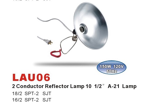 双导线反射灯51/2'A-19/A-21灯 100W120V