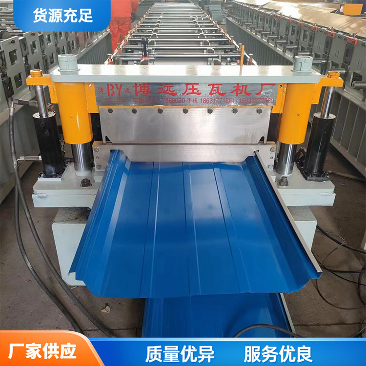608型角驰压瓦机 彩钢暗扣瓦设备 高空角驰机厂家