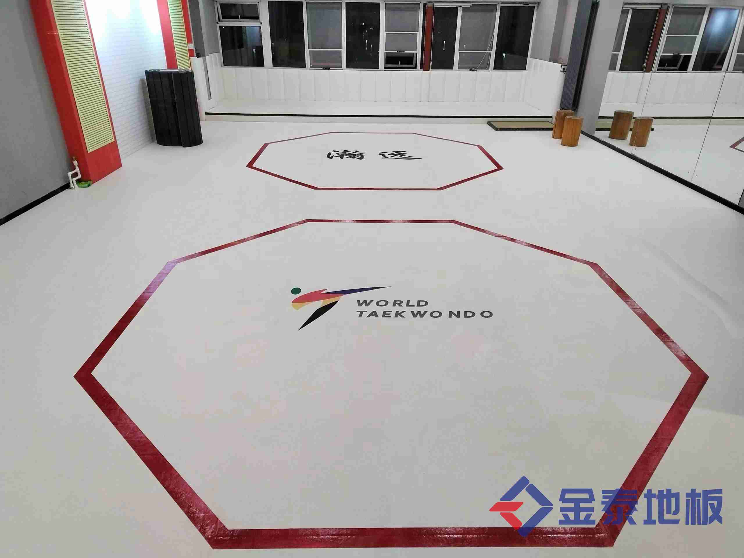 供应大同搏击馆运动地胶 耐磨 防滑  搏击运动地板  搏击塑胶地板