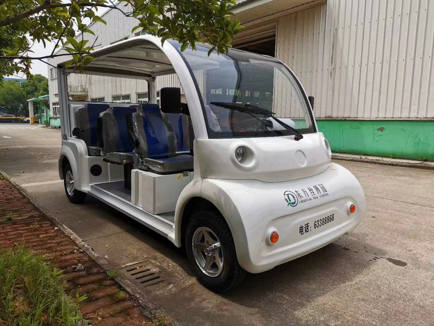 景区旅游观光车 电动观光车6座爬坡性能强  电动游览观光车  朗辉旅游观光车