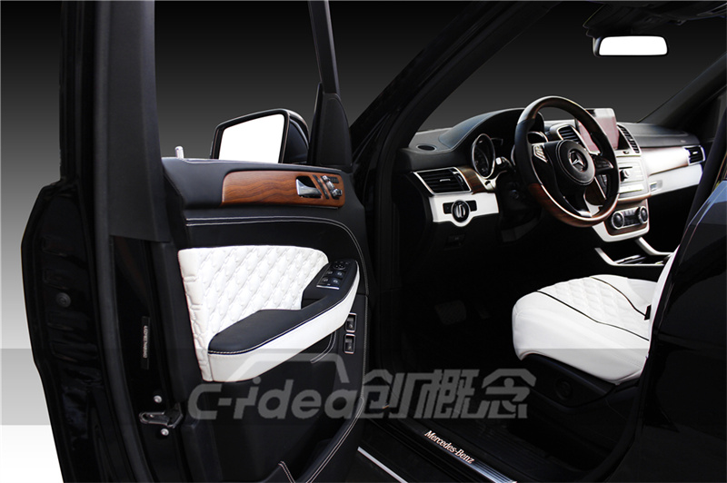 改装后的奔驰GL???S450长啥样？一起来看看吧  汽车内饰改装