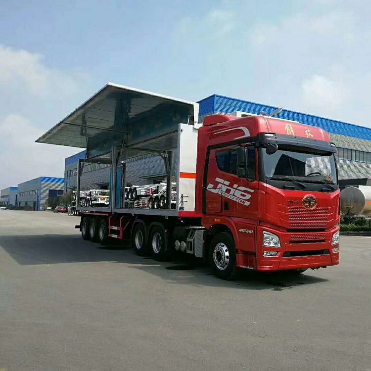 半挂飞翼车 13米翼开启厢式车 采用13吨福华侨  厢式货车  半挂车