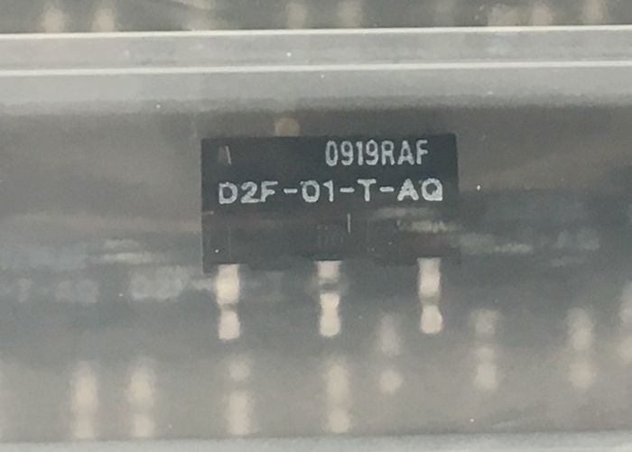欧姆龙超级小型精密开关D2F-01-T  微动开关