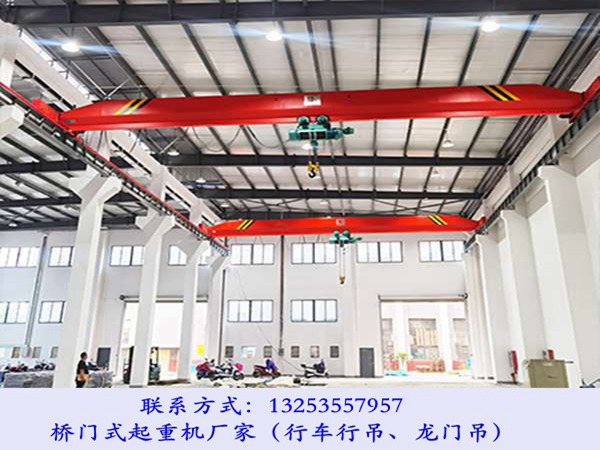 云南楚雄5吨单梁起重机厂家车间装卸搬运物料