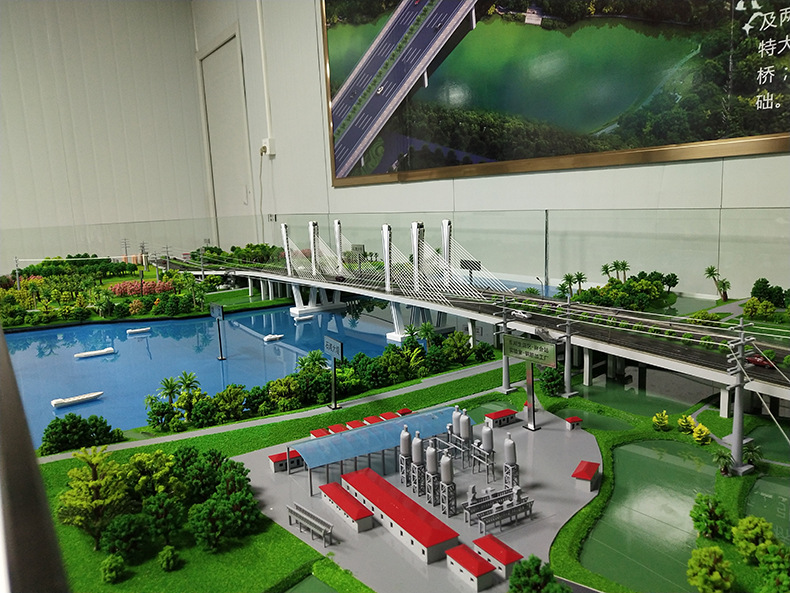 张家港桥梁模型淮安隧道施工模型宿迁高架桥道路模型公司  维护维修模型  沙盘模型
