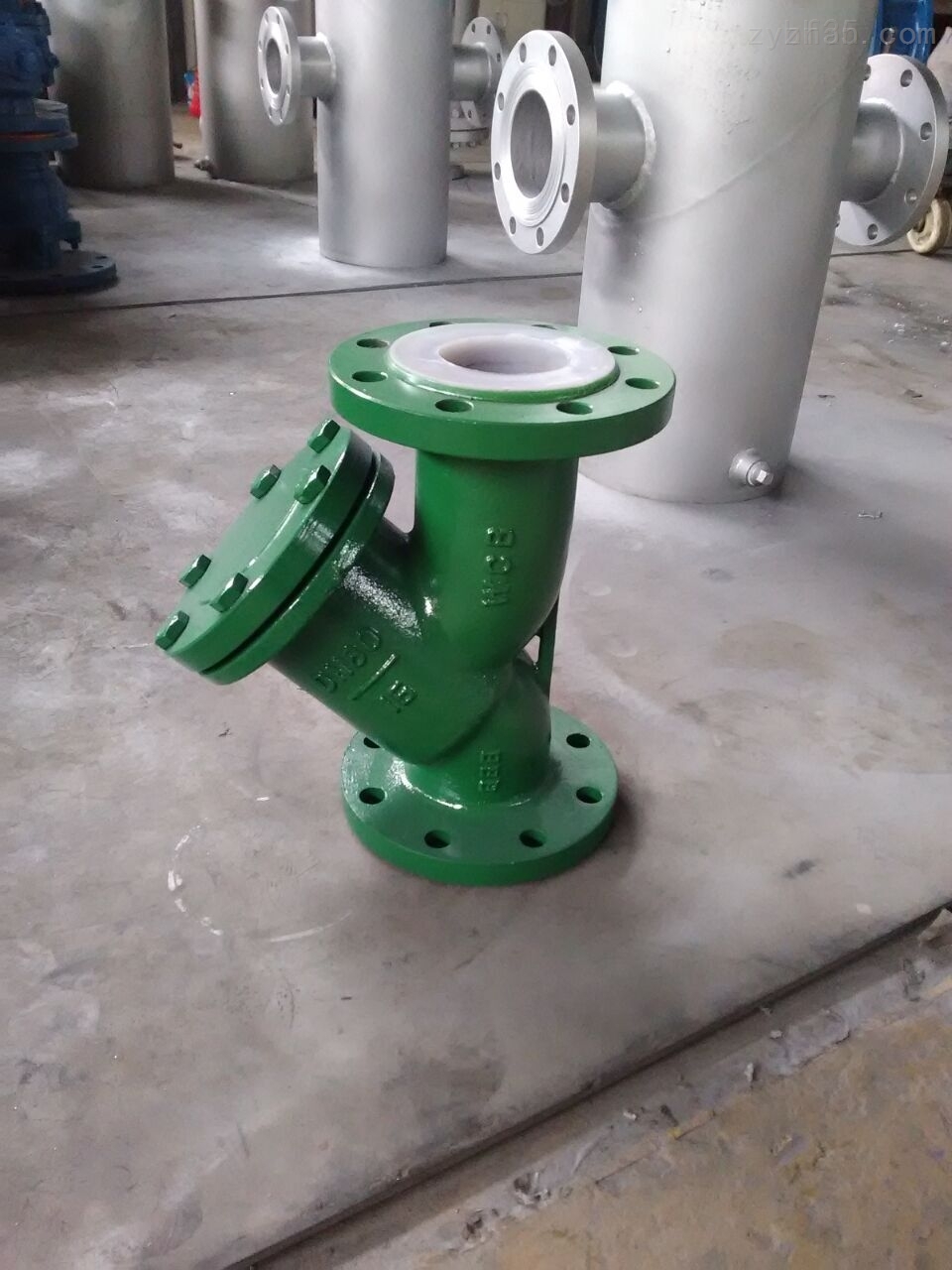 全衬里（衬氟）Y型过滤器  防腐阀门  衬氟Y型过滤器  高效过滤
