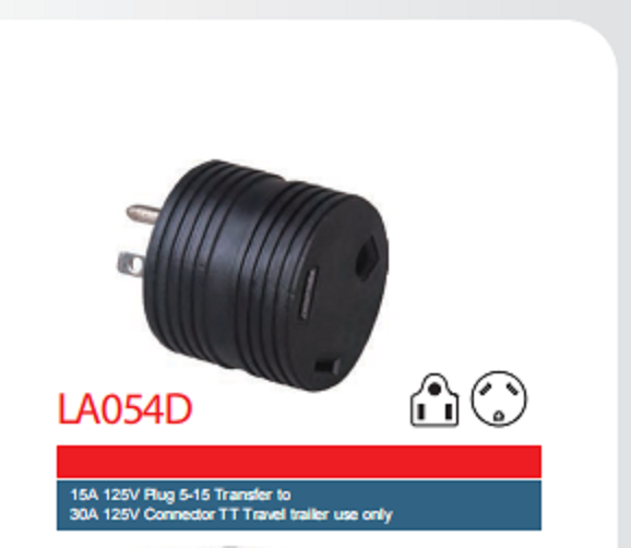 15A/30A/20A 125v/250V转换RV适配器插头  15A/30A/20A/50A  125v、250V