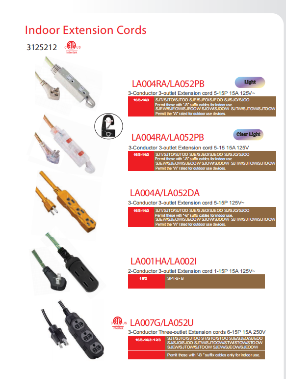 5-15P 1-15P 6-15P 15A/125V延长线  15A 125V 250V  室内电源延长线