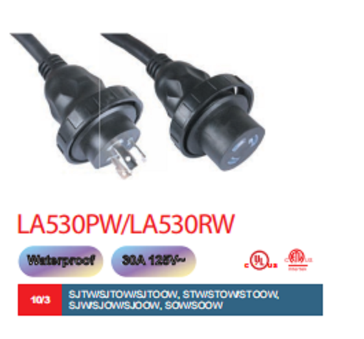 UL 30A 50A 125V 250V 船用插头锁定连接器