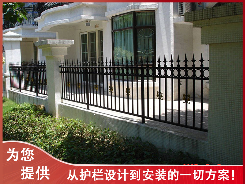 佛山通透型围墙定制学校小区锌钢护栏厂家包安装  学校锌钢护栏
