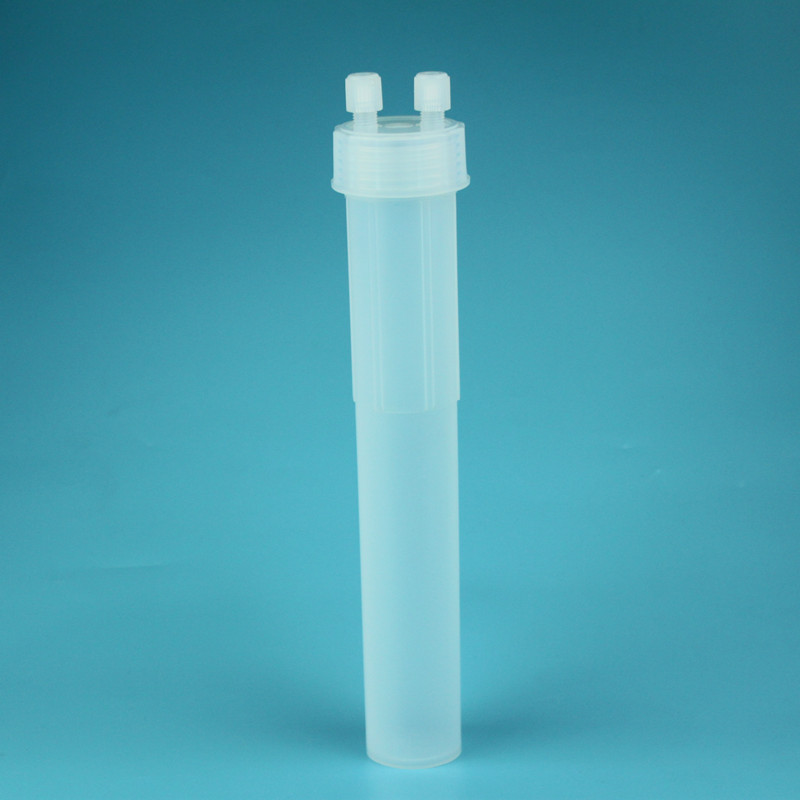 PFA撞击缓冲瓶吹扫瓶1/4气体反应罐反应瓶冲击瓶375ml